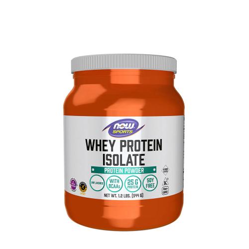 Now Foods Whey Protein Isolate (544 g, Sin Sabor)