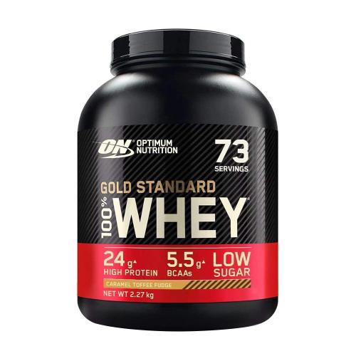 Optimum Nutrition Gold Standard 100% Whey™ (2.27 kg, Fudge de Caramelo de Leche)