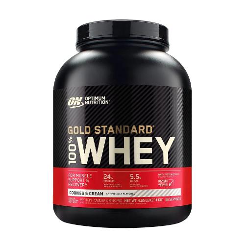 Optimum Nutrition Gold Standard 100% Whey™ (2.27 kg, Galleta de Chocolate y Crema)