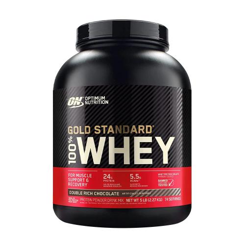 Optimum Nutrition Gold Standard 100% Whey™ (2.27 kg, Doble Chocolate)