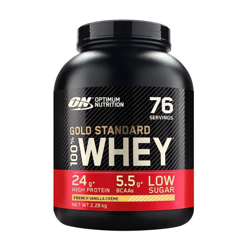 Optimum Nutrition Gold Standard 100% Whey™ (2.27 kg, Crema de Vainilla Francesa)