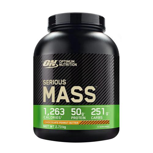 Optimum Nutrition Serious Mass (2,73 kg, Mantequilla de Maní con Chocolate)