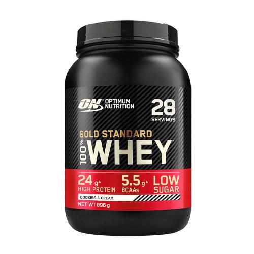 Optimum Nutrition Gold Standard 100% Whey™ (900 g, Galleta de Chocolate y Crema)