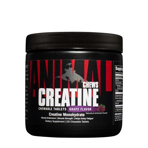 Universal Nutrition Animal Creatine Chews (120 Tableta masticable, Uva)