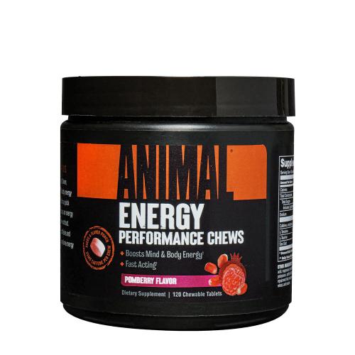 Universal Nutrition Animal Energy Chews (120 Tableta masticable, Frutos Rojos)