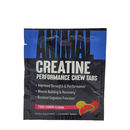 Universal Nutrition Animal Creatine Chews (4 tableta masticable, Ponche de Frutas)