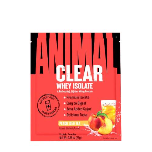 Universal Nutrition Animal Clear Whey Isolate Sample (25 g, Té Helado de Durazno)