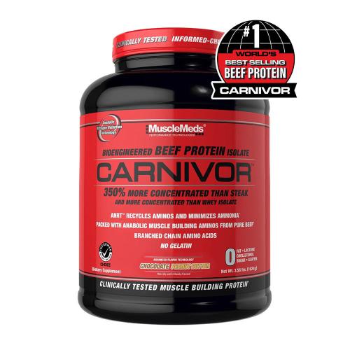 MuscleMeds Carnivor™ 100% Beef Protein (1624 g, Mantequilla de Maní con Chocolate)