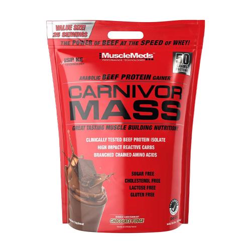 MuscleMeds Carnivor™ Mass 100% Beef Protein Mass Gainer (4725 g, Fudge de Chocolate)