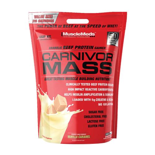 MuscleMeds Carnivor™ Mass 100% Beef Protein Mass Gainer (4800 g, Vainilla Caramelo)