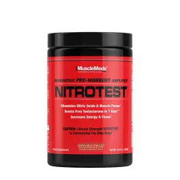   MuscleMeds Nitrotest - 2 in 1 Pre-Workout + Test Booster (468 g, Sandía)
