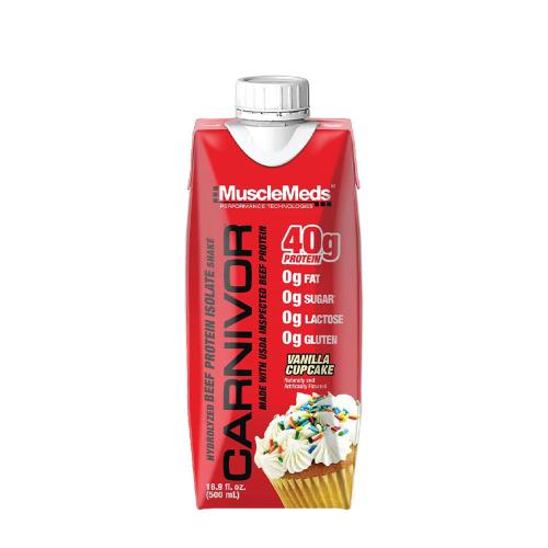 MuscleMeds Carnivor RTD Beef Protein Shake (500 ml, Galleta de Vainilla)