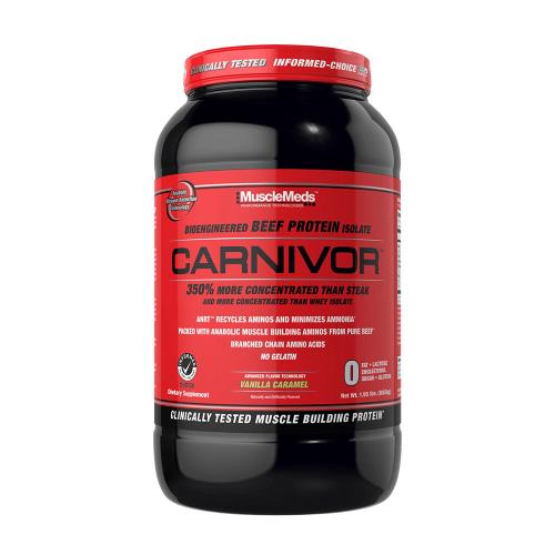 MuscleMeds Carnivor™ 100% Beef Protein (888 g, Vainilla Caramelo)