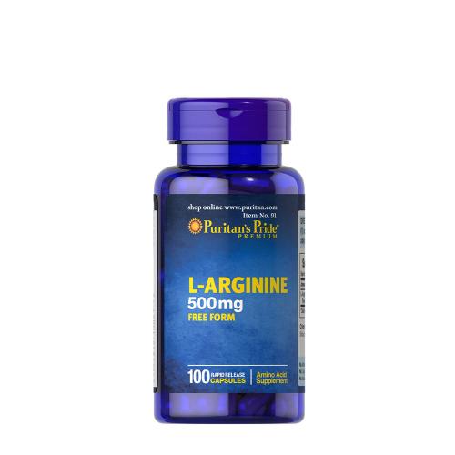 Puritan's Pride L-Arginine 500 mg (100 Cápsula)