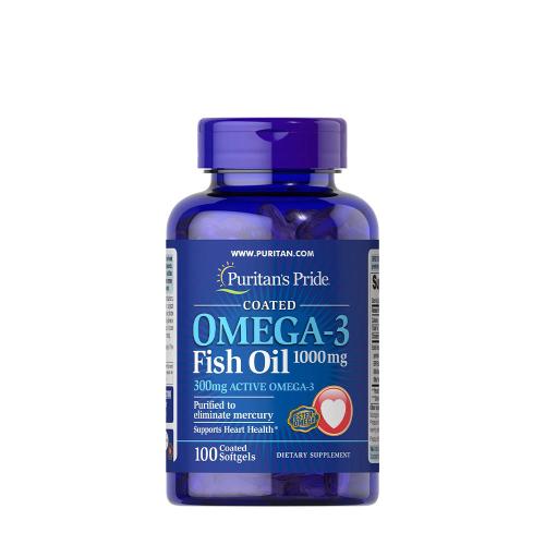 Puritan's Pride Omega-3 Fish Oil 1000 mg (300 mg Active Omega-3) (100 Cápsula blanda)