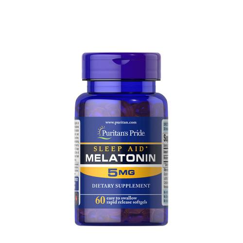 Puritan's Pride Sleep Aid Melatonin 5 mg (60 Cápsula blanda)