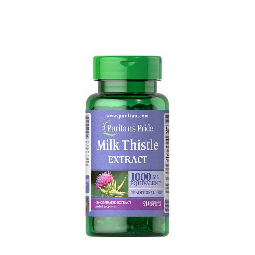 Puritan's Pride Milk Thistle 4:1 Extract 1000 mg (Silymarin) (90 Cápsula blanda)