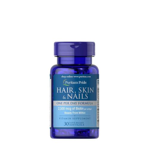 Puritan's Pride Hair, Skin & Nails One Per Day Formula (30 Cápsula blanda)