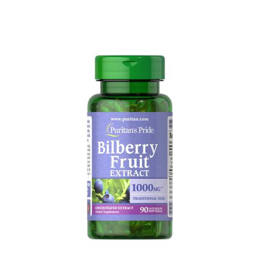 Puritan's Pride Bilberry 1000 mg (90 Cápsula blanda)