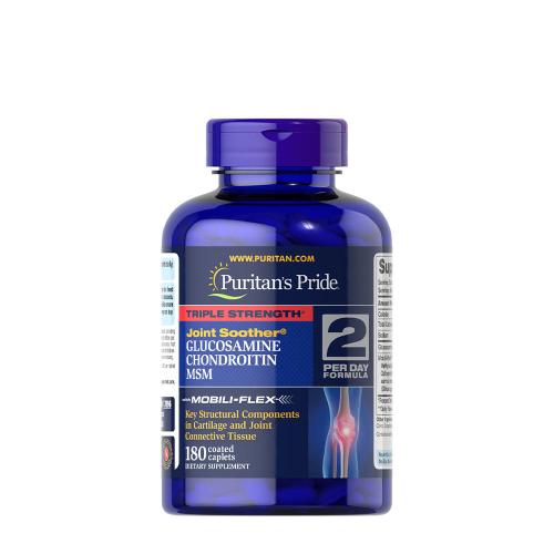 Puritan's Pride Triple Strength Glucosamine, Chondroitin & MSM Joint Soother® (180 Cápsula)