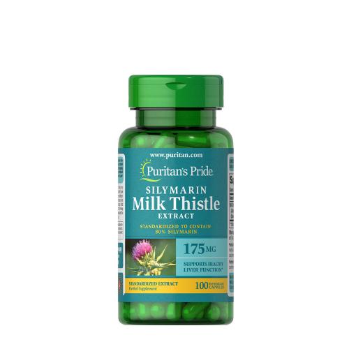 Puritan's Pride Milk Thistle Standardized 175 mg (Silymarin) (100 Cápsula)