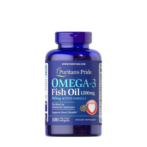 Puritan's Pride Omega-3 Fish Oil 1200MG (100 Cápsula blanda)