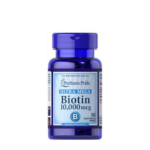 Puritan's Pride Biotin 10,000 mcg (50 Cápsula blanda)