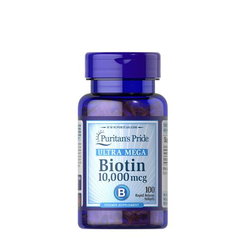 Puritan's Pride Biotin 10,000 mcg (100 Cápsula blanda)