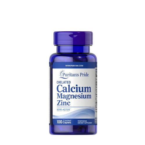 Puritan's Pride Chelated Calcium Magnesium Zinc (100 Cápsula)