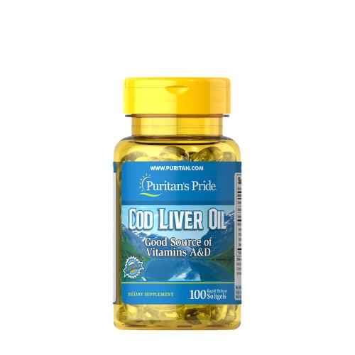 Puritan's Pride Cod Liver Oil 415 mg (100 Cápsula blanda)