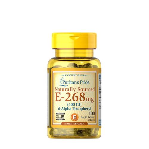 Puritan's Pride Vitamin E-400 IU Naturally Sourced (100 Cápsula blanda)