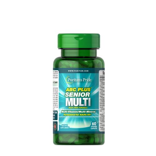 Puritan's Pride ABC Plus Senior Multivitamin Multi-Mineral Formula with Zinc (60 Cápsula)