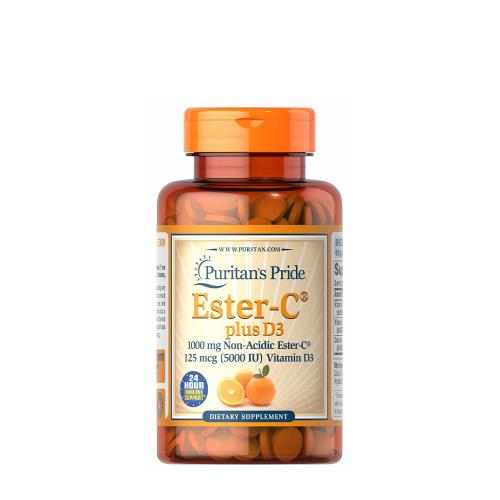 Puritan's Pride Ester-C® Plus D3 (60 Tableta)