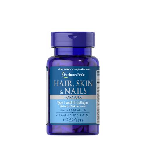 Puritan's Pride Hair, Skin & Nails Formula (60 Cápsula)