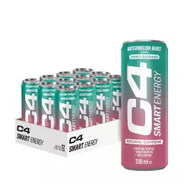   Cellucor C4 Smart Energy Drink (12 x 330 ml, Watermelon Burst)