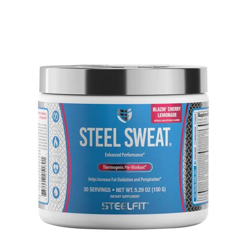 Steelfit Steel Sweat® - Thermogenic Pre-workout (150 g, Limonada de Cereza Explosiva)