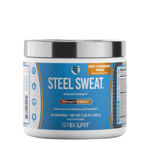 Steelfit Steel Sweat® - Thermogenic Pre-workout (150 g, Mango y Fresa Picante)