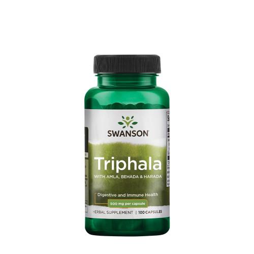 Swanson Triphala With Amla, Behada & Harada 500 mg (100 Cápsula)