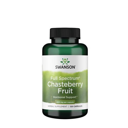 Swanson SWANSON FULL SPECTRUM CHASTEBERRY FRUIT 400 MG(120 Capsules) (120 Cápsula)