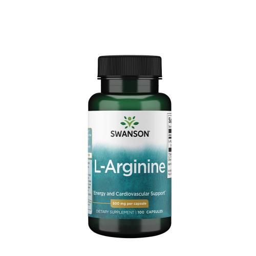 Swanson L-Arginine 500 mg (100 Cápsula)