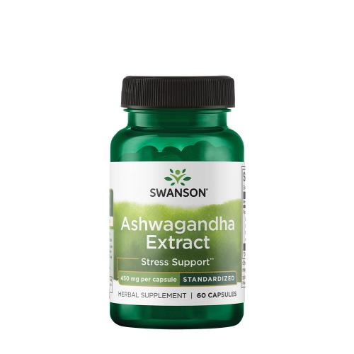 Swanson Ashwagandha Extract - Standardized 450 MG (60 Cápsula)