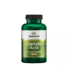 Swanson Caprylic Acid 600 MG (60 Cápsula blanda)
