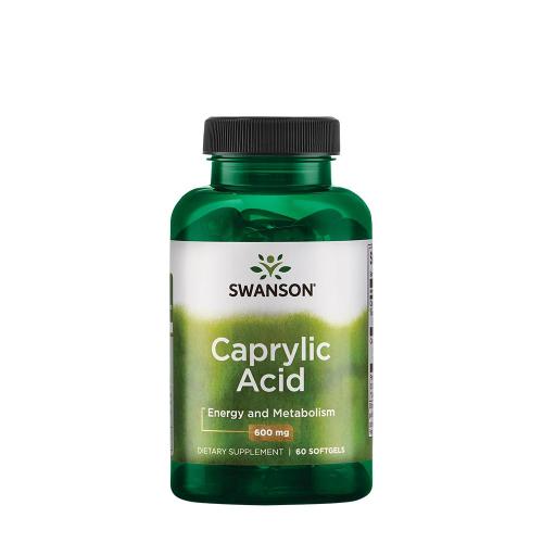 Swanson Caprylic Acid 600 MG (60 Cápsula blanda)