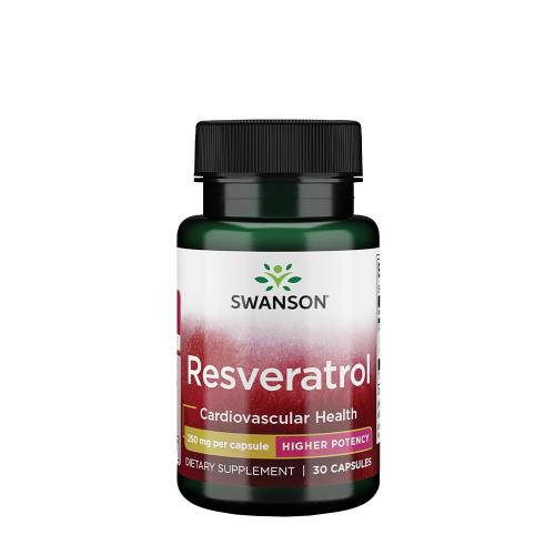 Swanson Resveratrol - Higher Potency 250 MG (30 Cápsula)