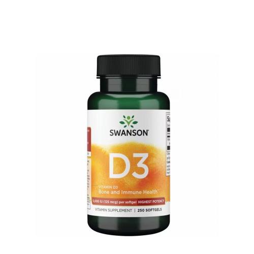 Swanson Vitamin D3 (250 Cápsula blanda)