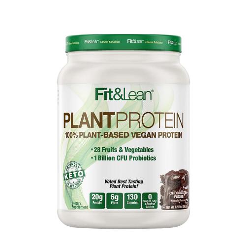 Fit & Lean Plant Protein (566 g, Fudge de Chocolate)