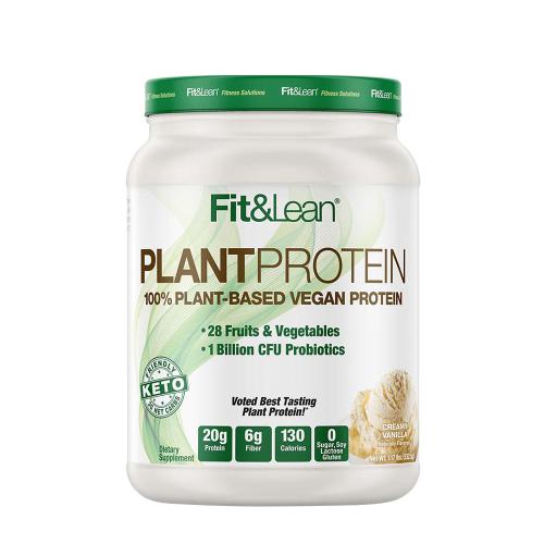 Fit & Lean Plant Protein (533 g, Vainilla Cremosa)