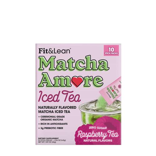 Fit & Lean Matcha Amore - Iced Tea (45 g, Té helado de frambuesa)