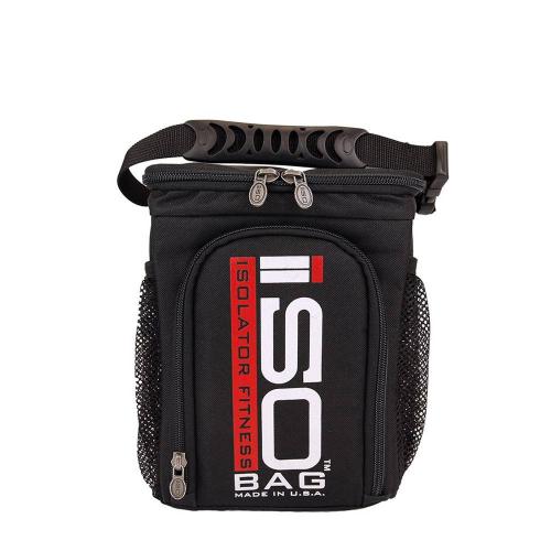 Isolator Fitness ISOBAG 3 Meal (1 db, Negro con Logo Rojo y Blanco)