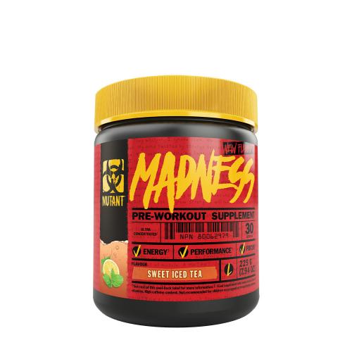 Mutant Madness - Pre-Workout formula (225 g, Té Helado Dulce)